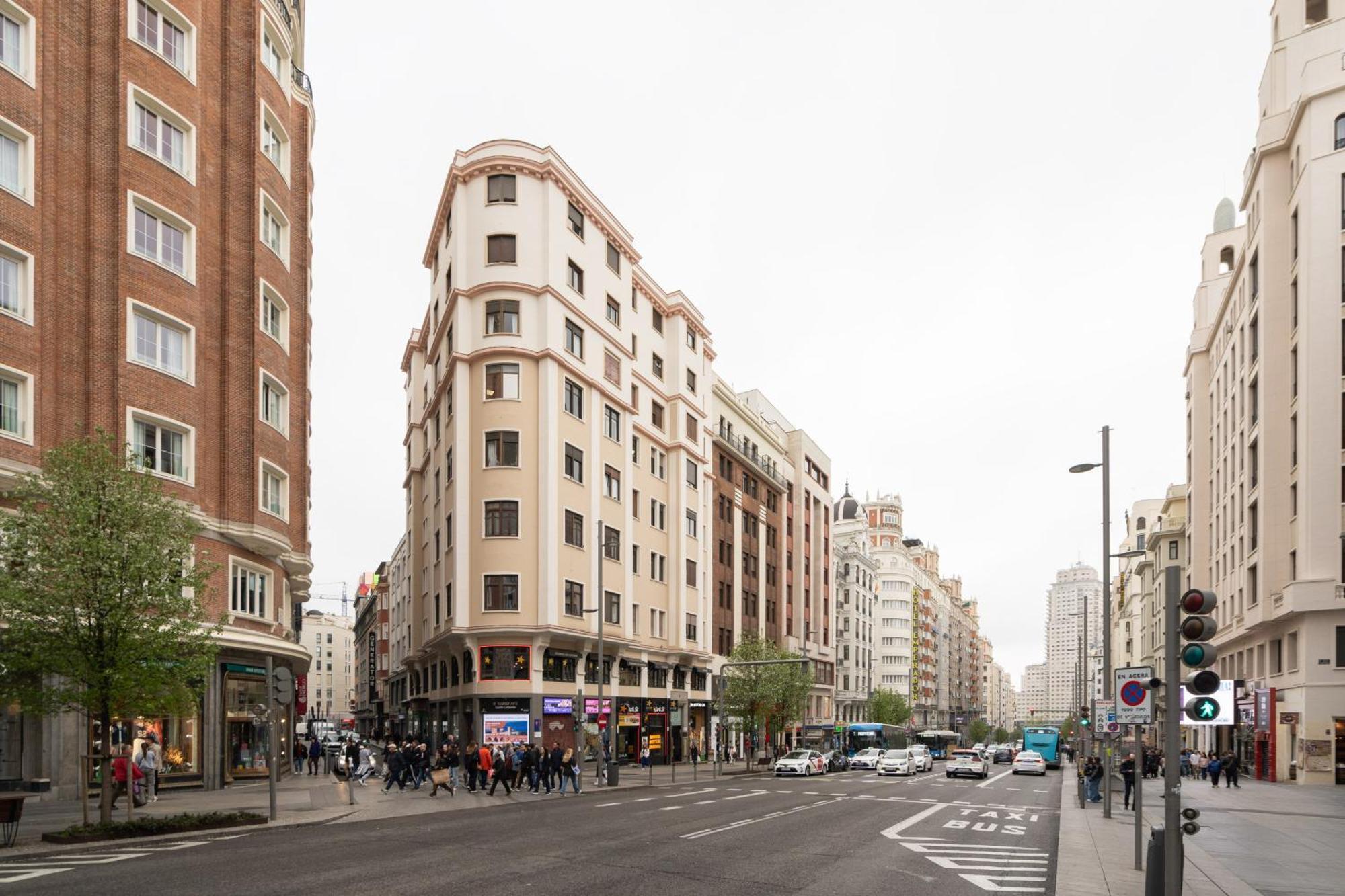Apartamento De Lujo En Gran Via Leilighet Madrid Eksteriør bilde